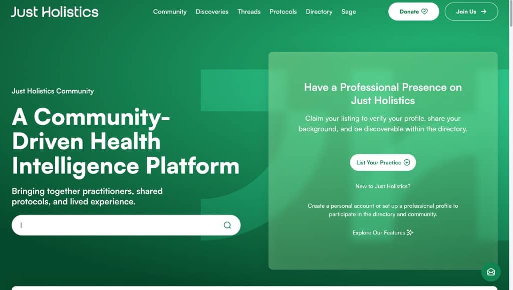 Just Holistics screenshot